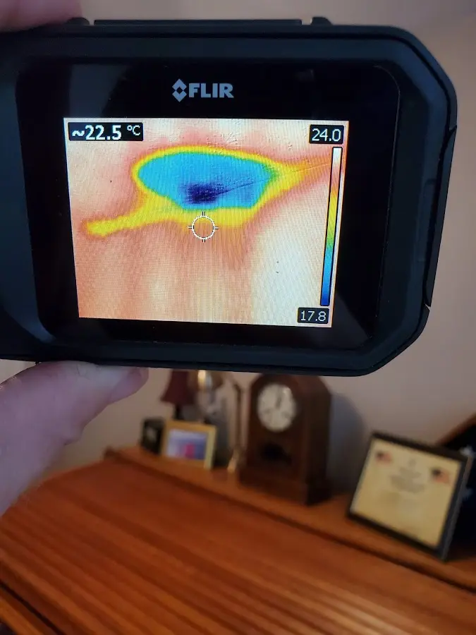 Thermal imaging inspection for water damage in Union