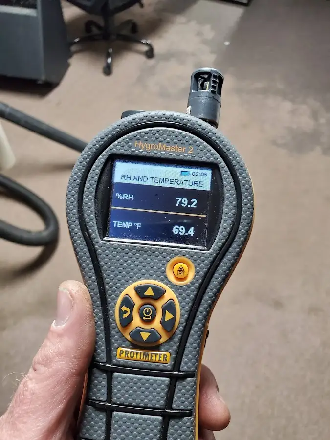 Moisture meter humidity assessment for Mold Remediation & Removal in Union